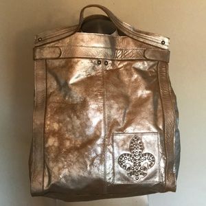 Rustic Silver Tote Bag